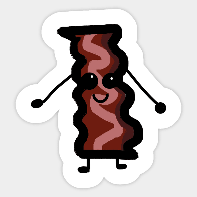 Happier Bacon! Sticker by Cynrad